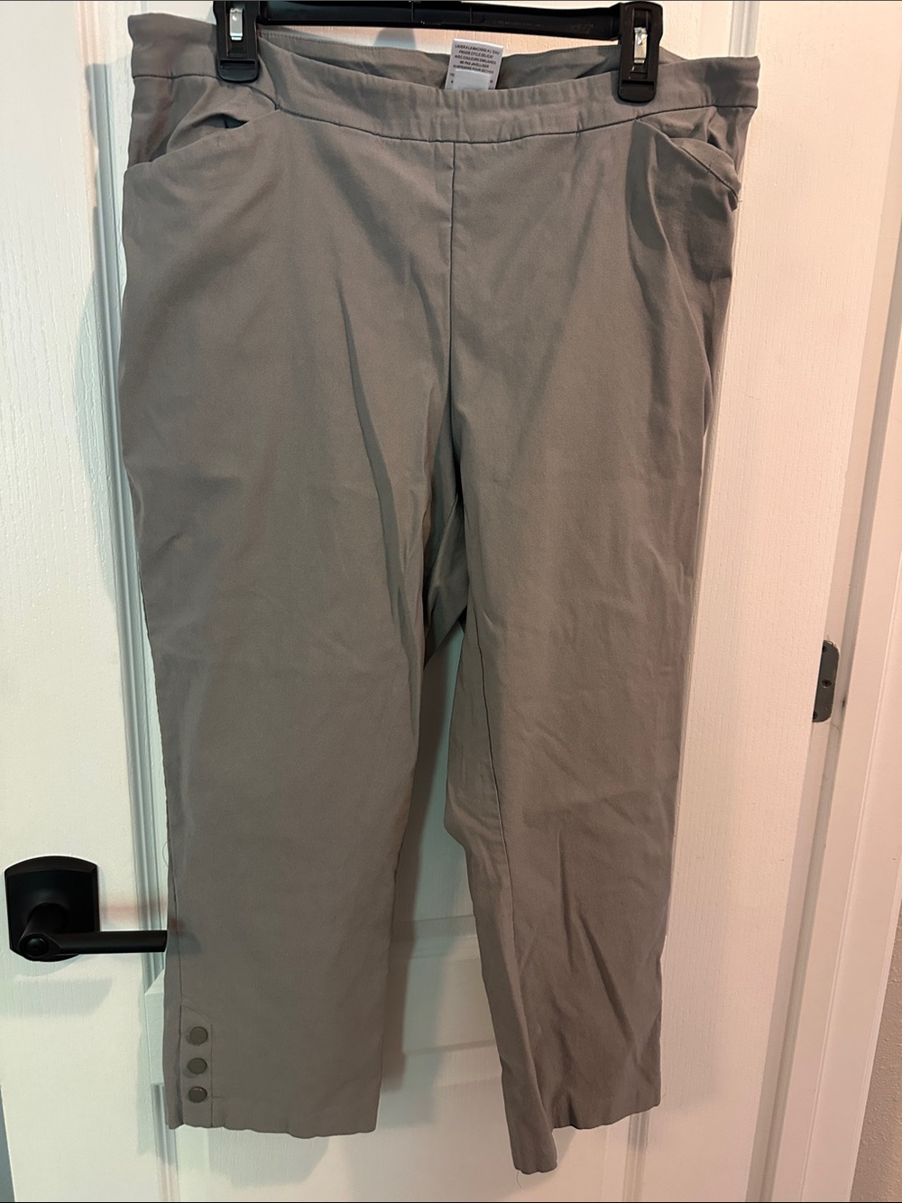 Tribal Men's Light Gray Stretch Dress Pants